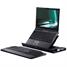 Logitech Alto Cordless Notebook Stand with wireless keyboard. &nbsp;The stand holds notebooks up to 15.4"